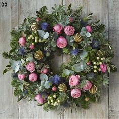 Florists Choice Wreath Pastel