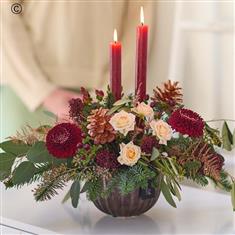Large Christmas Classic Candle Arrangement